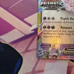 Pokemon TCG Prismatic Evolutions Espeon ex #034/131 Stamped Promo NM - Image 4