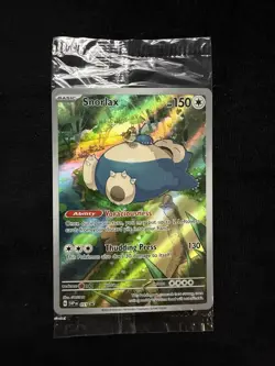 Pokemon 151 TCG Snorlax 051 SV: Scarlet & Violet ETB Black Star Promo Sealed - Image 1
