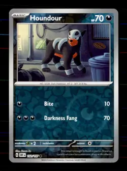 Houndour 132/197 Common Obsidian Flames Pokemon Reverse Holo Near Mint - Image 1