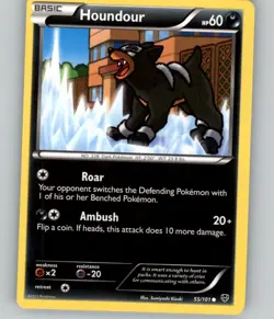 Houndour 55/101 Common Plasma Blast Pokemon Near Mint NM - Image 1