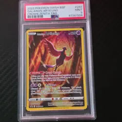 2023 Pokemon Swsh Black Star Promo #282 Galarian Articuno Crown Zenith Tin PSA 9 - Image 1
