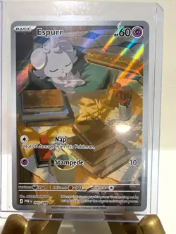 Pokemon TCG Espurr 095/088 Illustration Rare Full Art Holo English - Image 1
