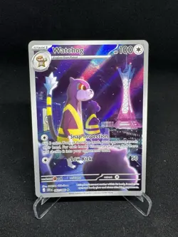Pokemon TCG Chaos Rising IR Watchog 097/086 Reverse Holo Rare English 2026 - Image 1