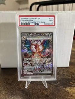 Pokemon TCG Scarlet & Violet Obsidian Flames Charizard EX 223/197 PSA 9 - Image 1