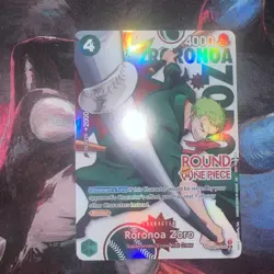 Round 1 RORONOA ZORO One Piece TCG Promo PRB02-006 - ENGLISH - NM/MT - IN HAND - Image 1