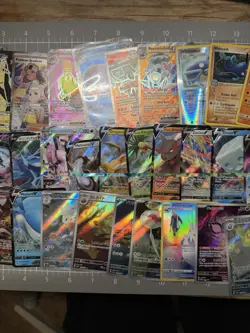 Pokemon TCG job Lot Full Art Art Rare Ex V Vstar Vmax Stamped Promo 37 cards - Image 3
