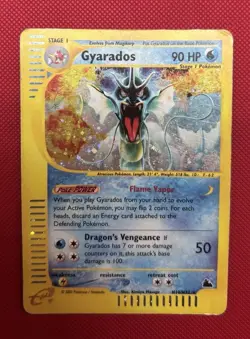 Pokemon Card-Gyarados-H10/H32-Holo-NoCrystal-Skyridge-ENG-LP - Image 1