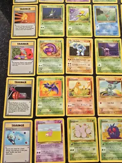 Vintage Pokemon Card Bundle X63 Cards From WOTC Tcg Joblot Base Jungle Fossil - Image 2