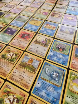 Vintage Pokemon Card Bundle X63 Cards From WOTC Tcg Joblot Base Jungle Fossil - Image 3