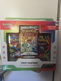 Pokemon TCG First Partner Illustration Collection Series 1 Box 3 Promo Cards - Image 1