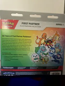 Pokemon TCG First Partner Illustration Collection Series 1 Box 3 Promo Cards - Image 2