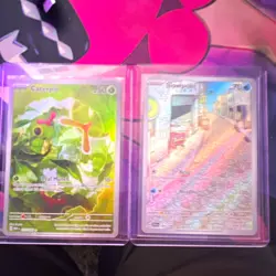 Pokemon TCG Caterpie & Slowpoke x2 Holo Cards Standard Size Lot - Image 1