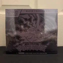 Pokemon TCG Mega Evolution Pitch Black Elite Trainer Box English 40 Cards 1 Box - Image 1
