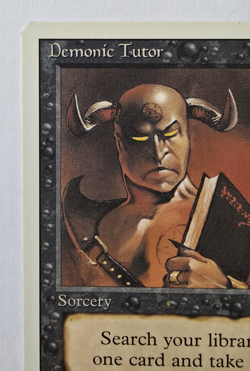 MTG Demonic Tutor Revised Edition #105 Uncommon LP - Image 3
