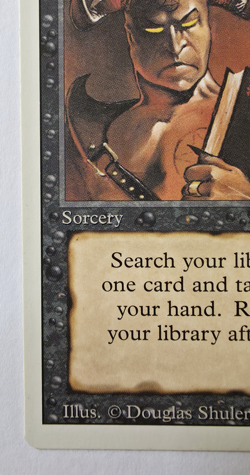 MTG Demonic Tutor Revised Edition #105 Uncommon LP - Image 5