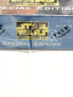 1998 DECIPHER STAR WARS LIMITED SPECIAL EDITION 9 CARD EXPANSION PACKS IN BOX - Image 4