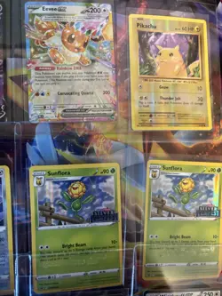 Lot of 12x Pokemon TCG promos and stamped ex cards all are NM lucario eevee V - Image 3