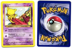 ABRA 49/82 - LP - TEAM ROCKET ENGLISH 2000 POKEMON CARD - Image 1