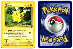 PIKACHU 60/64 - LP - JUNGLE ENGLISH 1999 POKEMON CARD - Image 1