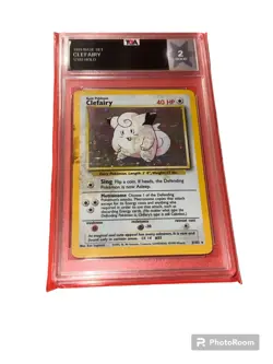 pokemon cards. 1999 Base Set. Clefairy 5/102 HOLO - Image 1