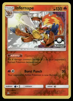 Infernape Reverse Holo (Pokemon League) 23/156 League & Championship Cards - Image 1