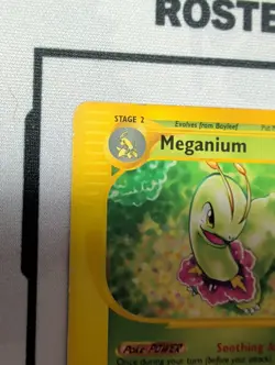 Meganium Expedition Rare Non-Holo Pokemon Card 54/165 E Reader TCG - Image 2