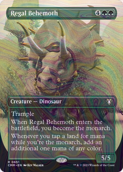 Foil Regal Behemoth - Commander Masters | MTG Card - Image 1