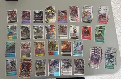 Digimon Card Game Lot 407 Cards SR Rare Promo + Terriermon Lopmon Sleeves - Image 1