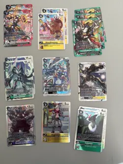 Digimon Card Game Lot 407 Cards SR Rare Promo + Terriermon Lopmon Sleeves - Image 2