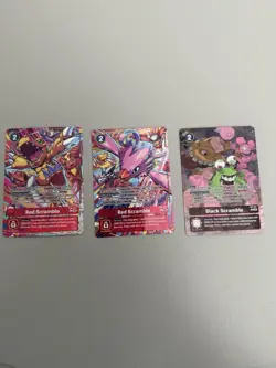 Digimon Card Game Lot 407 Cards SR Rare Promo + Terriermon Lopmon Sleeves - Image 3