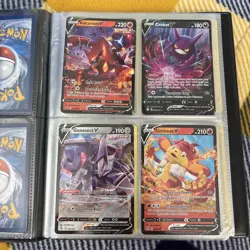 Vintage Pokemon 1999 Official Trading Card Binder with 56 cards + 13 QR cards - Image 5