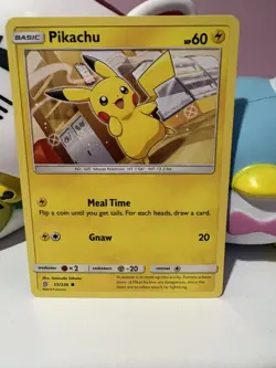 Pikachu 55/236 Sm-Unified Minds Regular Rare Cute Pokemon Card - Image 1