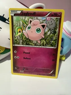 Jigglypuff 65/124 Fates Collide Regular Cute Fairy Pokemon Card Rare ✨🩷 - Image 1
