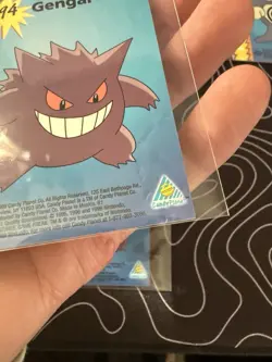 Vintage Candy Planet Pokemon Gengar Card 1999 Vintage With Pikachu On The Back - Image 4