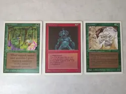 Magic The Gathering Unlimited 1993 Set Lot 9 Cards Fungusaur Lifelace Artifact - Image 3