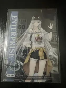 Azur Lane Trading Card Collection Clear Vol.1 No.10 Enterprise Aoi Navigation Ja - Image 1