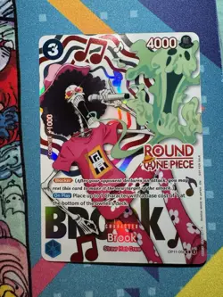 Round 1 BROOK One Piece TCG Promo OP11-056 - ENGLISH - NM - Image 1