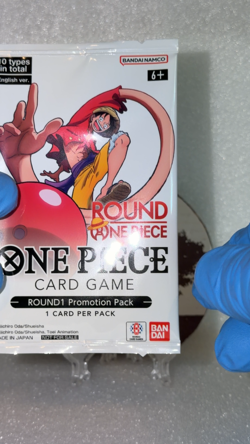 One Piece Round 1 Promo Pack 1x Card Sealed One Piece TCG English In Hand - Image 2