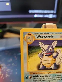 Pokemon Wartortle Shadowless Base Set Card 42/102 NM! Clean! - Image 2
