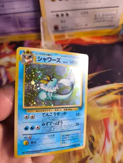 Pokemon Karte Card Aquana Vaporeon Jungle Dschungel Rare Holo Wotc japanese NM - Image 2