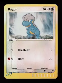 Bagon 49/97 Reverse Holo Common Dragon Pokemon Cards - Image 1