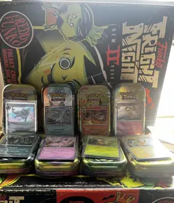 Pokemon Prismatic Evolutions Mini Tins + Costco Promo Cards Set of 8 - Cosmos - Image 1