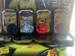 Pokemon Prismatic Evolutions Mini Tins + Costco Promo Cards Set of 8 - Cosmos - Image 3