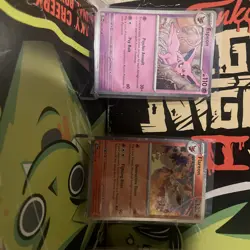 Pokemon Prismatic Evolutions Mini Tins + Costco Promo Cards Set of 8 - Cosmos - Image 4