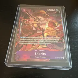 Bandai One Piece Card Game Shanks OP13-065 R Alt Art Foil EN Two Legends - Image 3