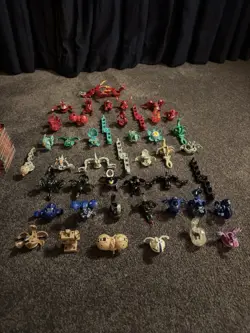Lot Of 45 Bakugan Battle Brawlers & Cards & Cases - Image 2