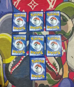 Pokemon TCG Cosmos Fart Swirl Promo Lot + 3 Holo Bleed Error Swirls 7 Cards Rare - Image 5