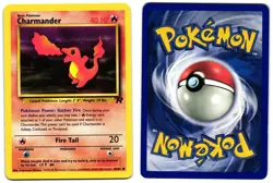CHARMANDER 50/82 - LP - TEAM ROCKET ENGLISH 2000 POKEMON CARD - Image 1