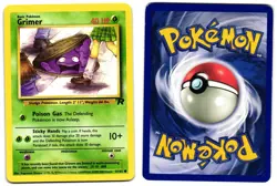 GRIMER 57/82 - LP - TEAM ROCKET ENGLISH 2000 POKEMON CARD - Image 1