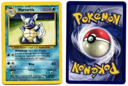 WARTORTLE 42/102 - LP - BASE SET ENGLISH 1999 POKEMON CARD - Image 1
